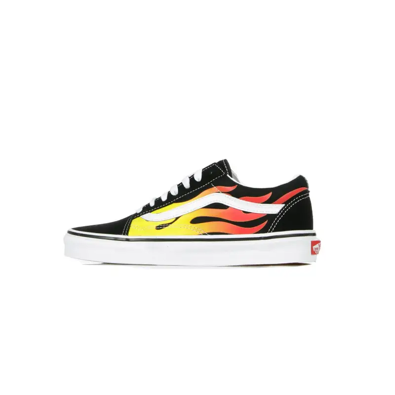 Vans Scarpa Bassa Uomo Old Skool (flame) Black/black/true White