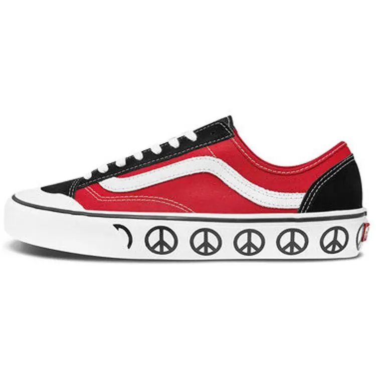 Vans Style 36 Decon Sf Scarpe da Skate Basse Sneakers Unisex Nero Rosso VN0A3MVL222