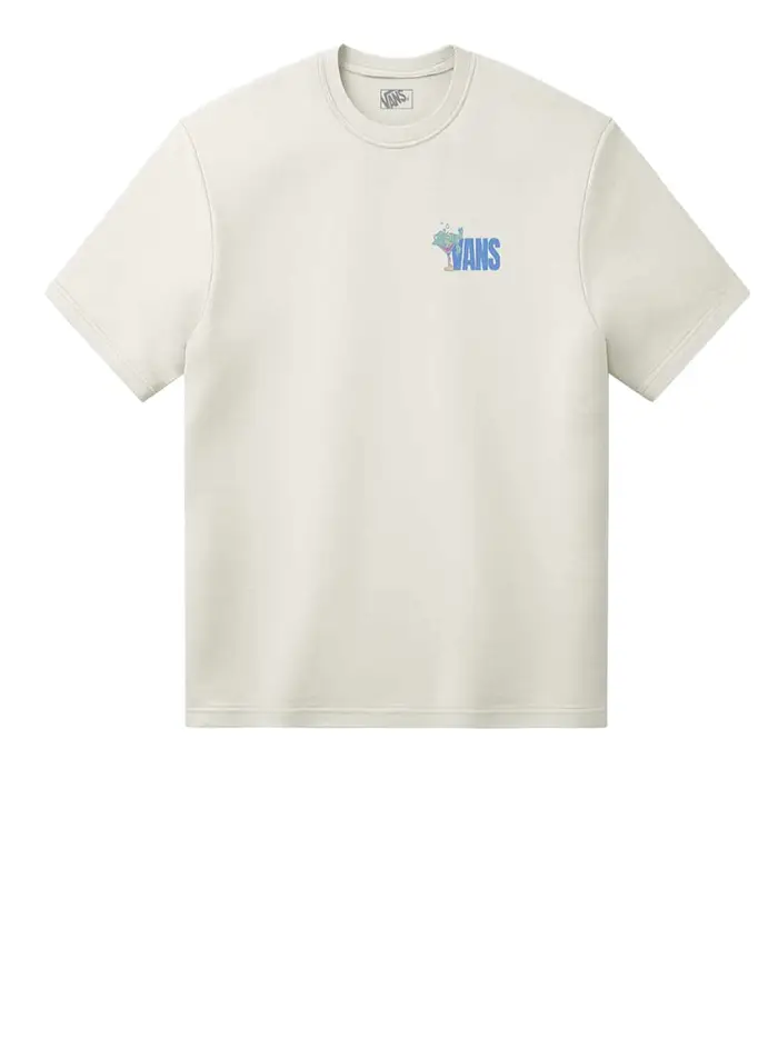 vans t-shirt bar hopper da uomo - bianco