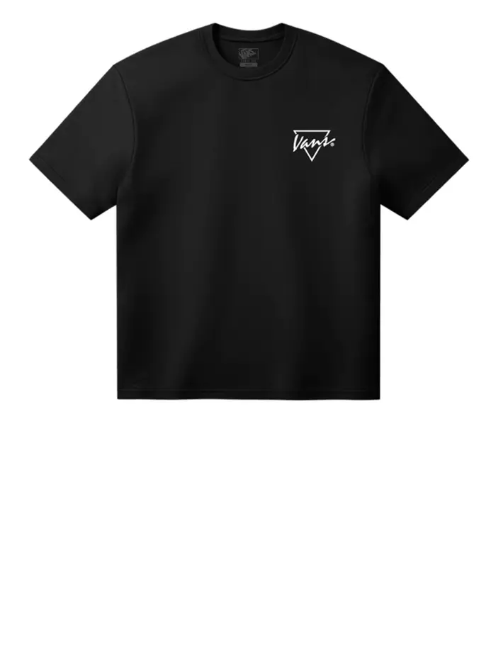 vans t-shirt palm drive da uomo - nero