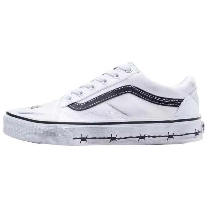 Travis Barker x Vans Old Skool Bianche Sneakers Unisex VN000E9TCJ7 42
