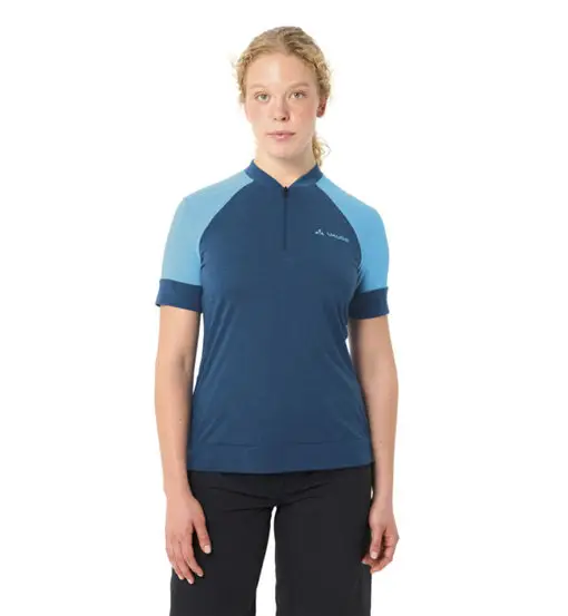 Vaude Altissimo Q-Zip Shirt W - maglia ciclismo - donna Blue