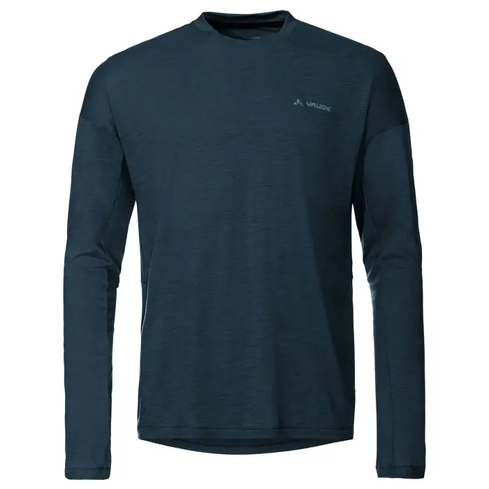 Vaude Bikeshirt manica lunga Yaras Wool Blu scuro