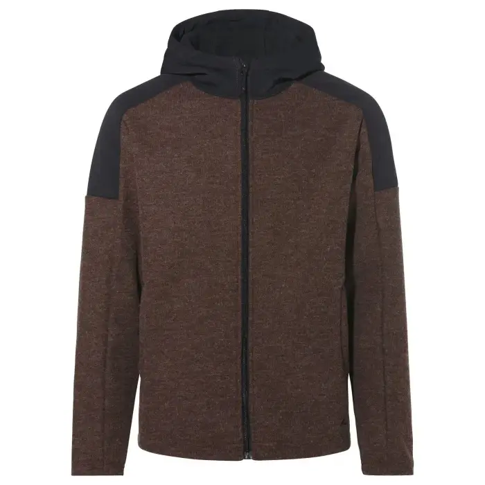 Vaude Impermeabile con cerniera con cappuccio Tinshan II Marron