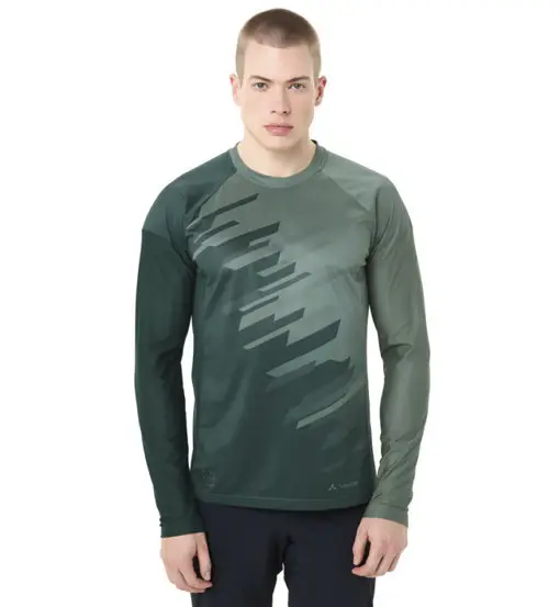 Vaude Moab VI - maglia ciclismo manica lunga - uomo Glowing Black