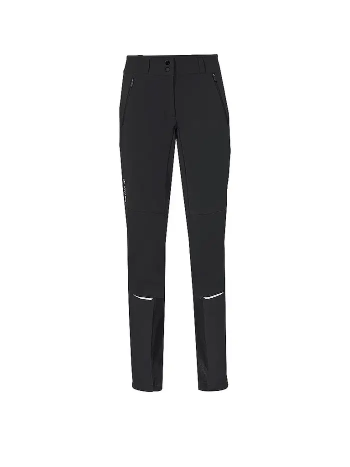 Pantaloni softshell da turismo Larice da donna nero | 40