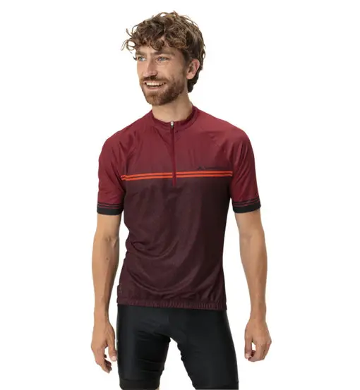 Vaude Posta Half-Zip II - maglia ciclismo - uomo GLOWING RED