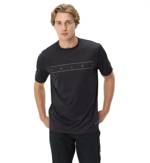 Vaude Qimsa Logo - maglia MTB - uomo Black