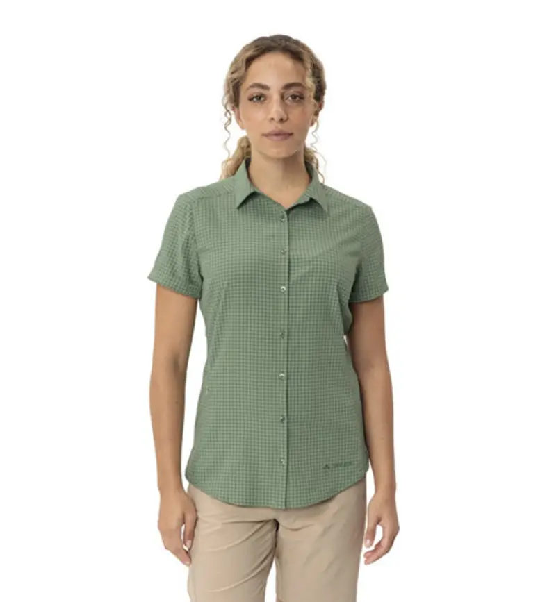 Vaude Seiland - camicia a maniche corte - donna Dark Green
