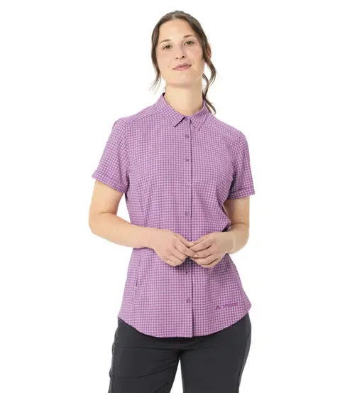 Vaude Seiland - camicia a maniche corte - donna Dark Pink
