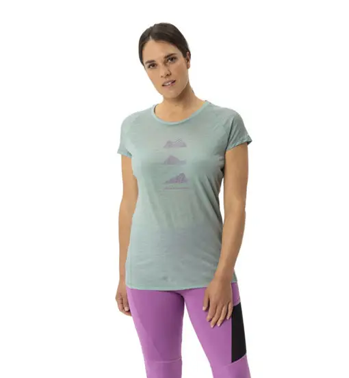 Tekoa Wool - T-shirt- donna Green