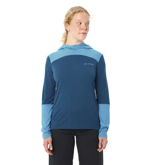 Vaude Tremalzo LS Shirt - maglia bici - donna Blue