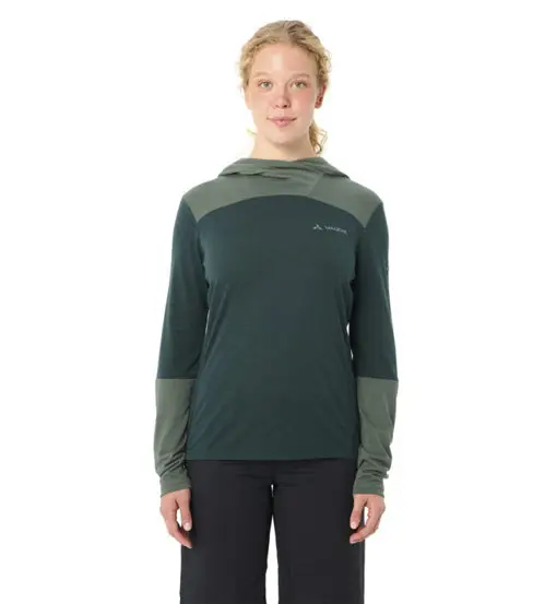 Vaude Tremalzo LS Shirt - maglia bici - donna Deep pond