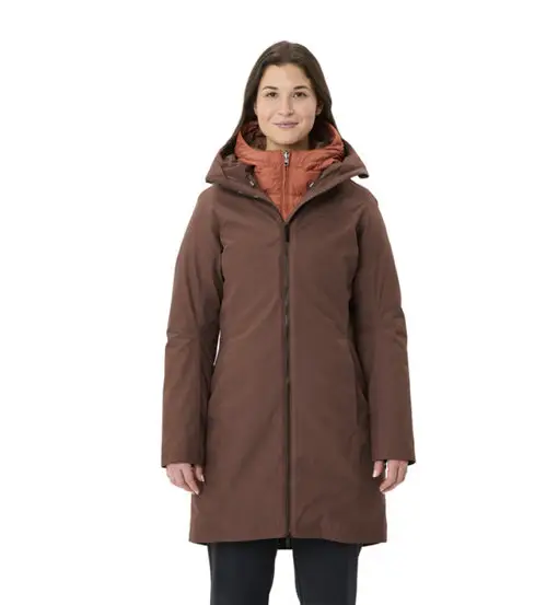 Wo Annency 3in1 coat III - giacca trekking - donna Brown