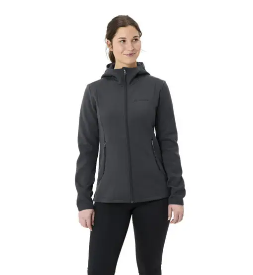 Vaude Wo Idris Fleece Hoody - felpa in pile - donna Black