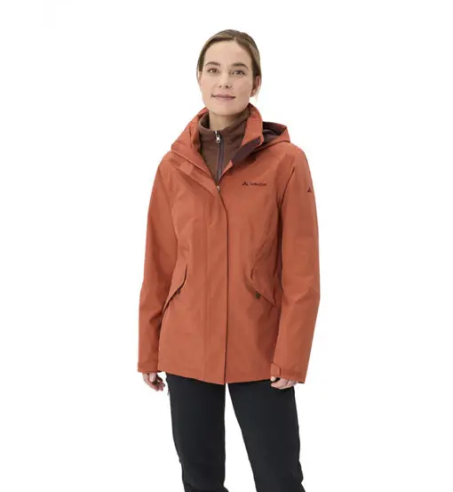 Vaude Wo Rosemoor 3in1 II - giacca trekking - donna Orange