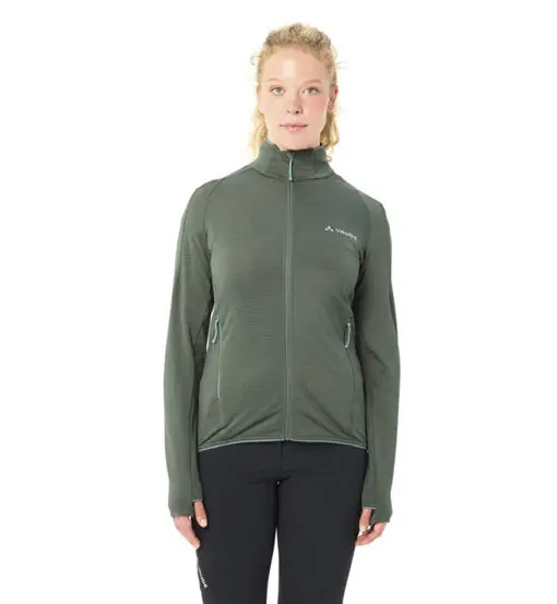 Vaude Wo Scopi Fleece II - felpa in pile - donna Green