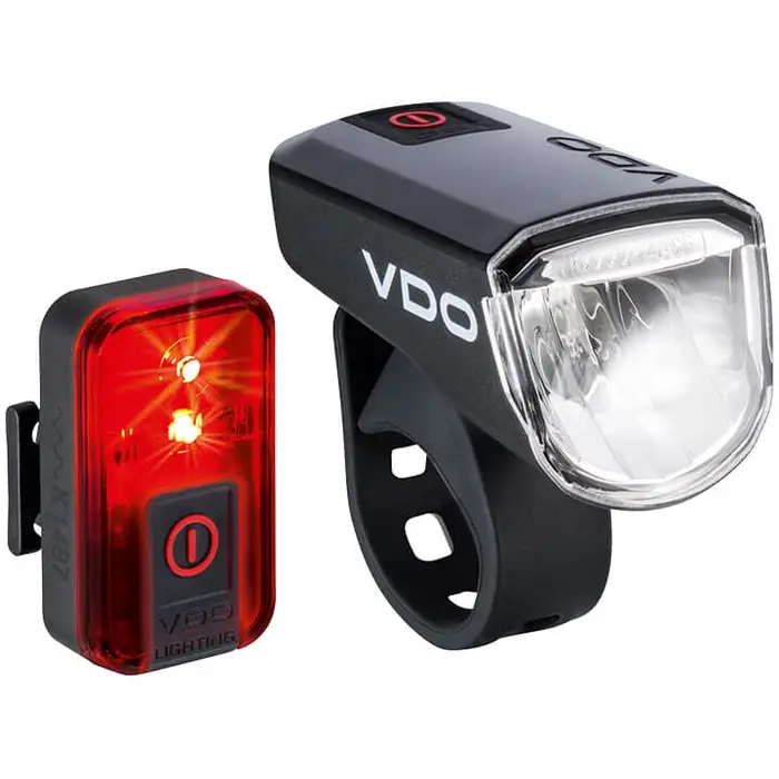 VDO Set fanali ECO Light M30 + Red Nero
