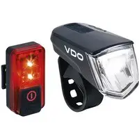 VDO Set fanali ECO Light M60 + Red Plus Nero