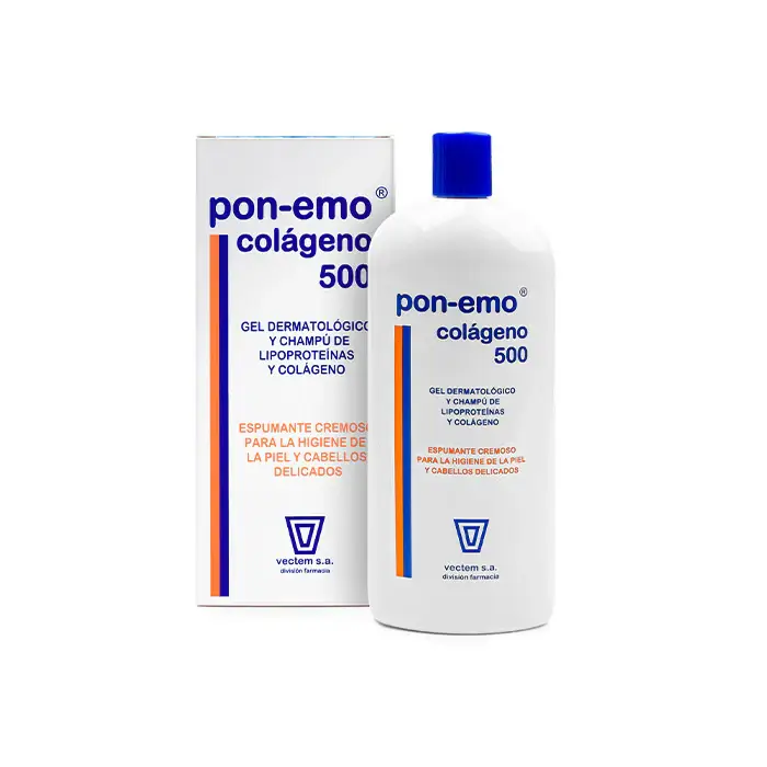 Vectem Pon-Emo® Shampoo Gel al Collagene Capelli Secchi 500ml