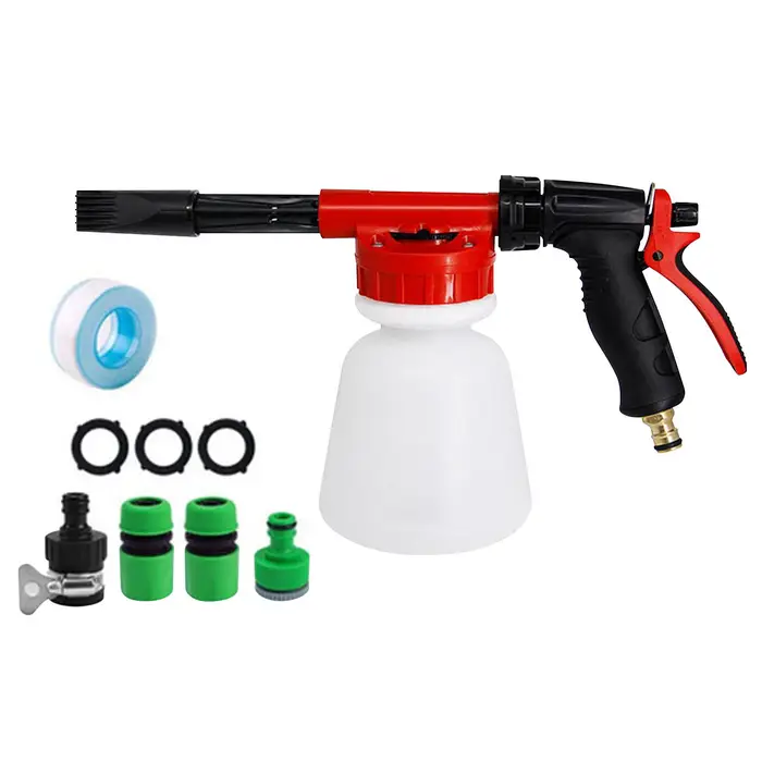 VehicleKit Pistola per schiuma per autolavaggio Spruzzatore per tubo da giardino Spruzzatore di schiuma con spruzzatore di schiuma di