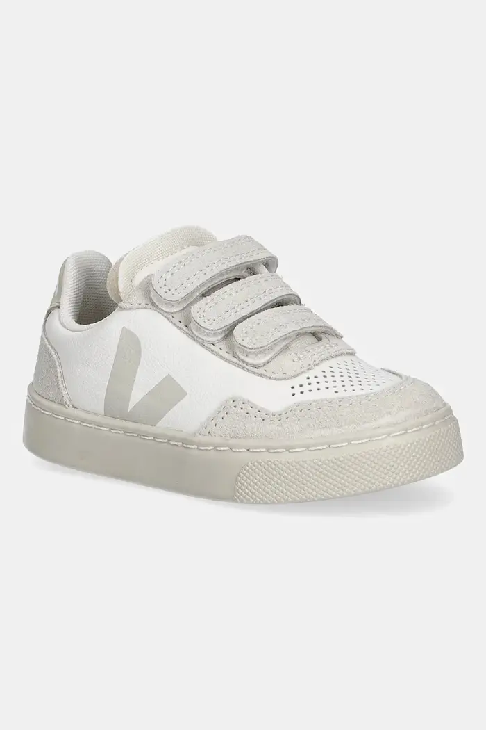 Veja scarpe da ginnastica per bambini in pelle Small V-90 Beige