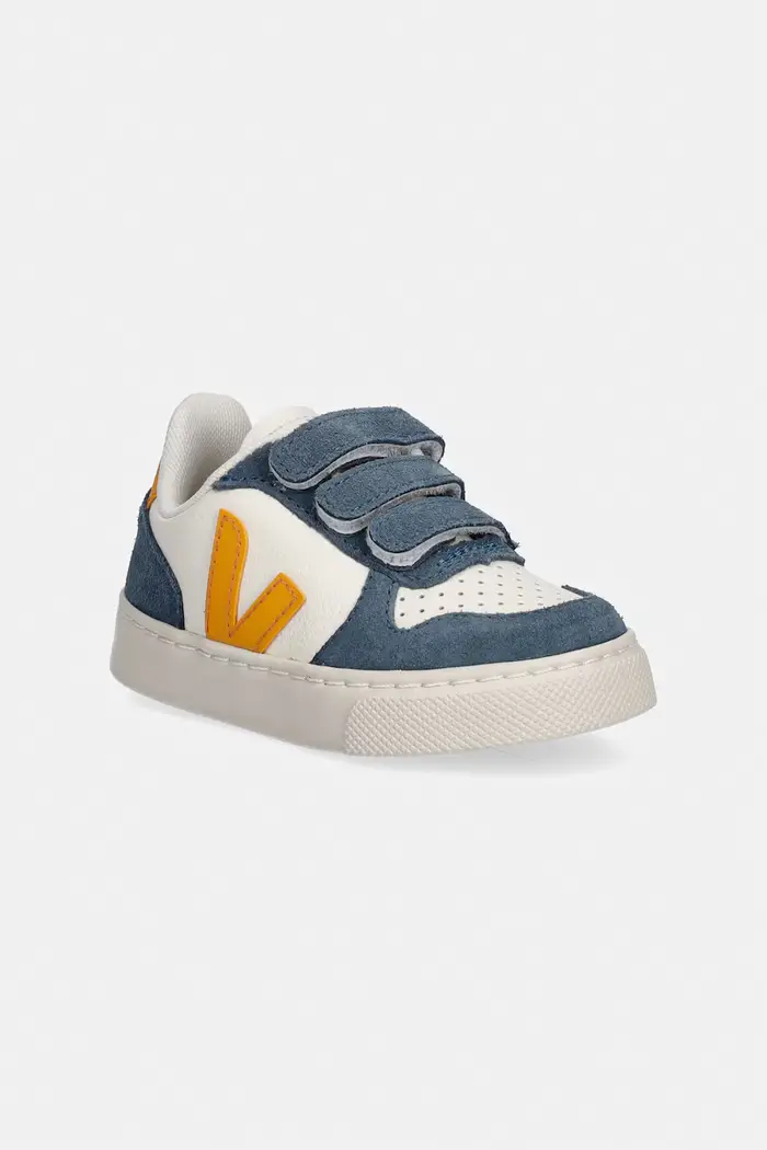 Veja Small V-10 sneakers per bambini in pelle Beige