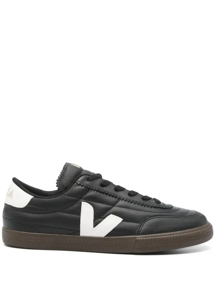 Veja Sneakers in pelle con logo a contrasto