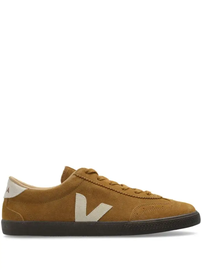 Sneakers in pelle scamosciata con logo laterale