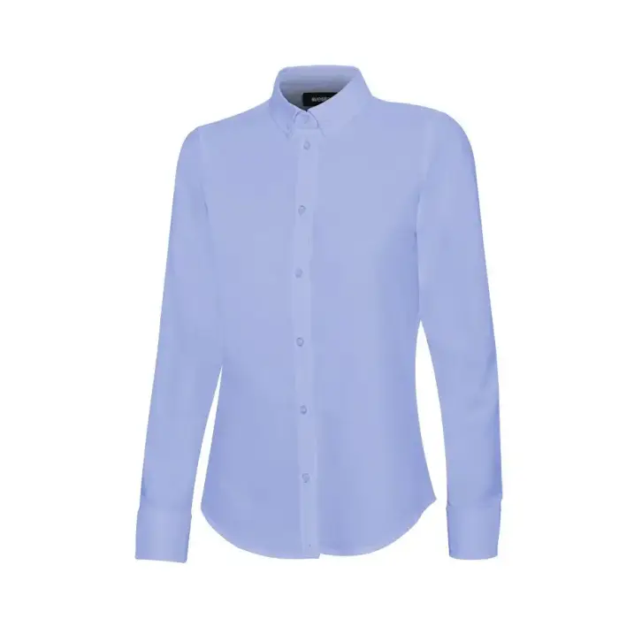 Velilla Chemisier Oxford stretch donna Bleu