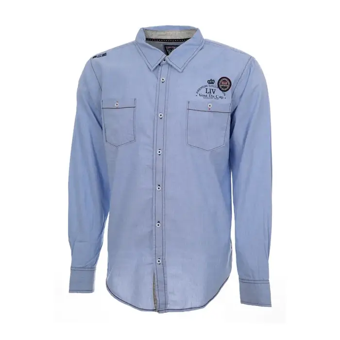 Camicia a maniche lunghe per bambini Vent du Cap Eclouds Bleu