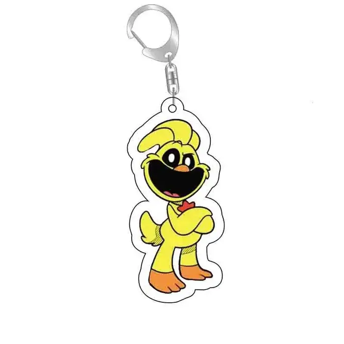 Venu Sceneri Portachiavi Cartoon Hopscotch Catnap Bearhug Portachiavi in ​​acrilico per uomo Donna Zaino con ciondolo Portachiavi Regalo