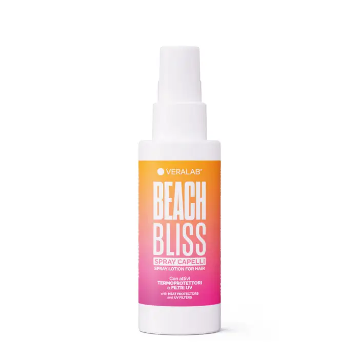 Veralab BEACH BLISS - Spray Capelli Con Attivi Termoprotettori E Filtri Uv 100ml - Trattamento Protezione Solare Capelli