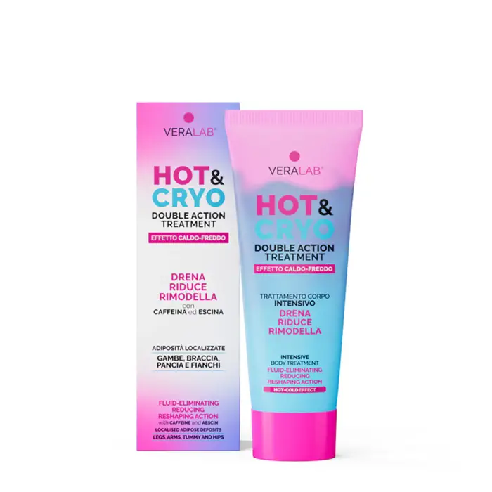 Veralab Hot & Cryo 200ml - Crema corpo anticellulite