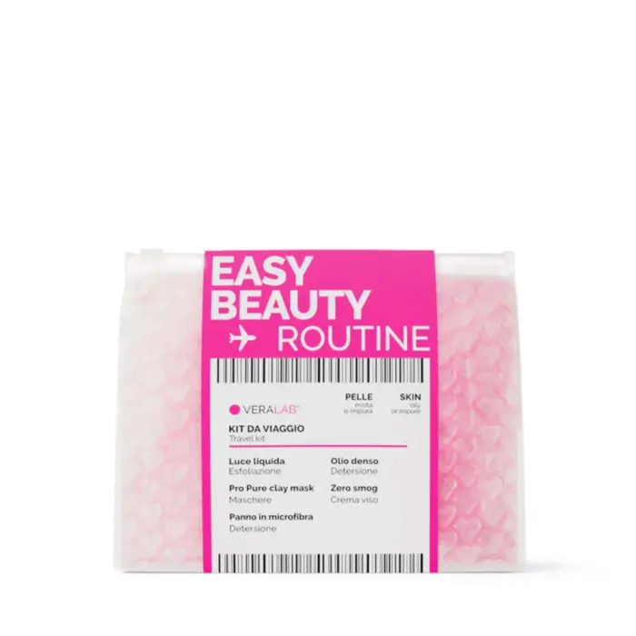 Veralab Kit Viso Easy Beauty Routine Pelle Mista O Impure - Cofanetto Tratt Globale