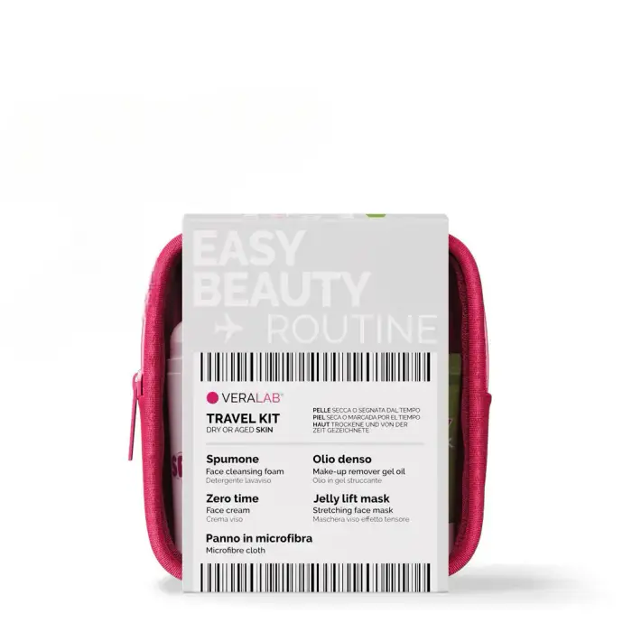 Veralab Kit Viso Easy Beauty Routine Pelle Secca O Segnata Dal Tempo - Cofanetto Tratt Globale