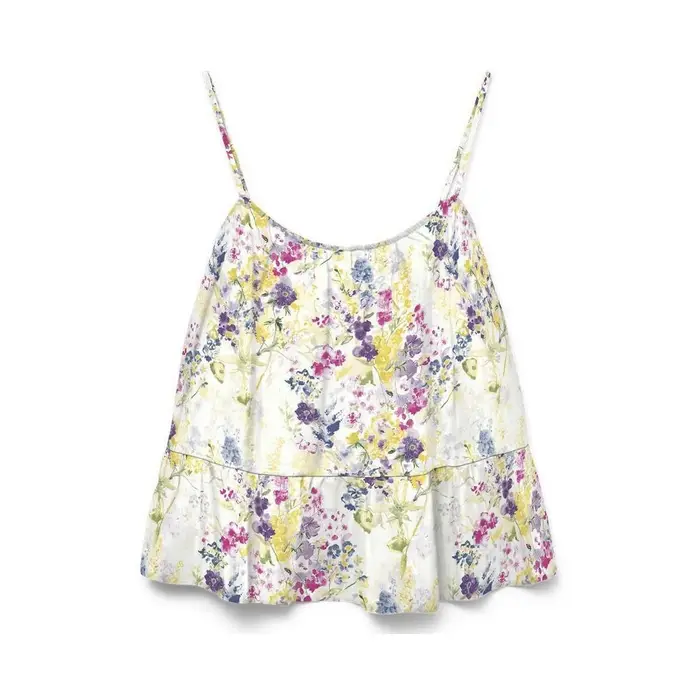 Vero Moda Camicetta Vmdicthe Singlet Bianco