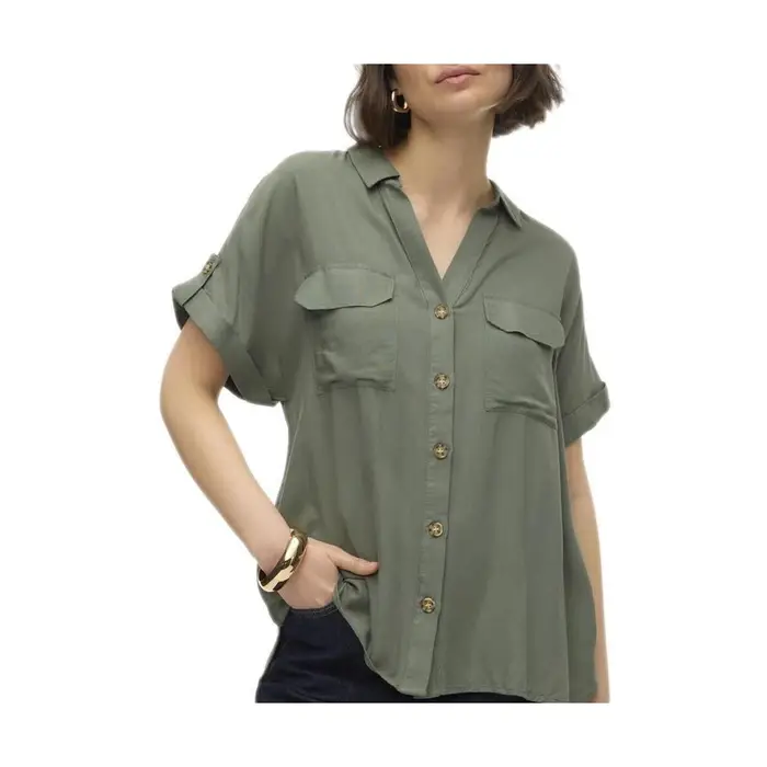Vero Moda Camicia Bumpy Verde
