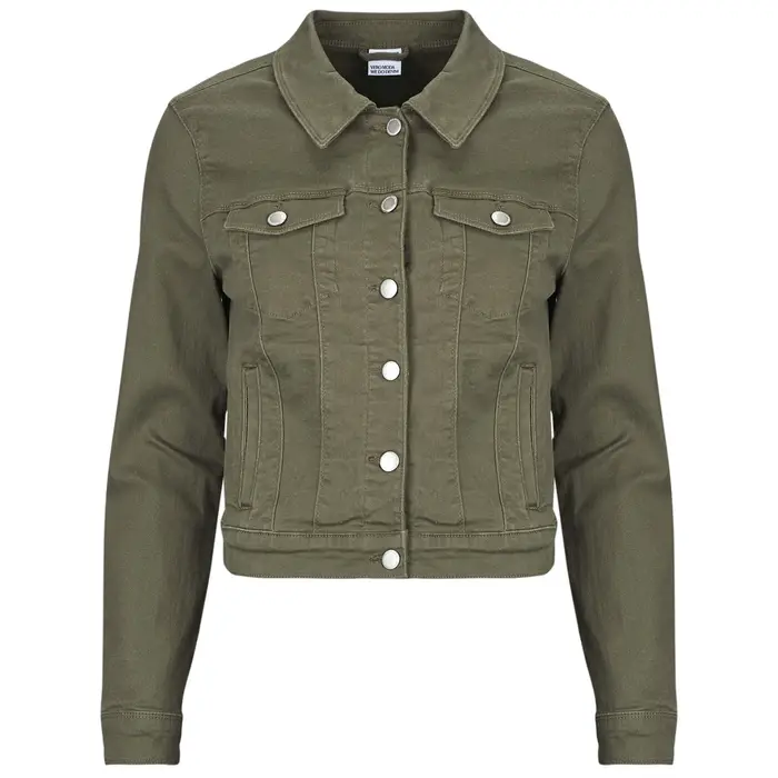 Vero Moda Giacca in jeans VMWILD SOYA LS COL Kaki