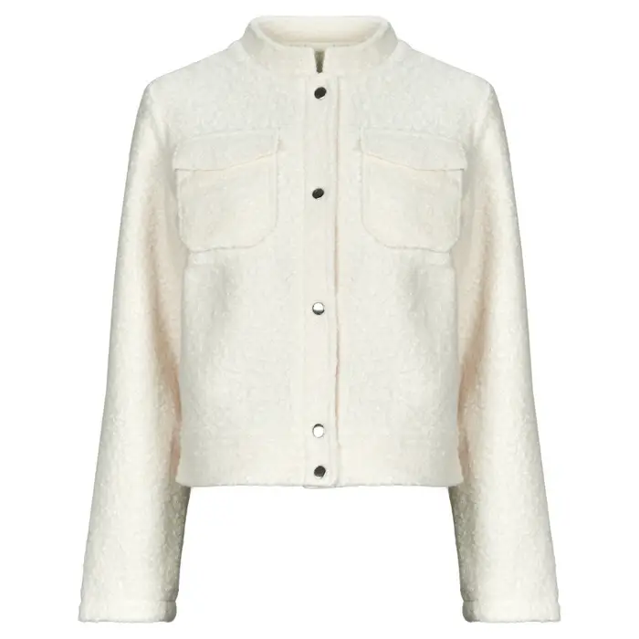 Vero Moda Giubbotto VMJOSSY LS BOUCLE JACKET Beige