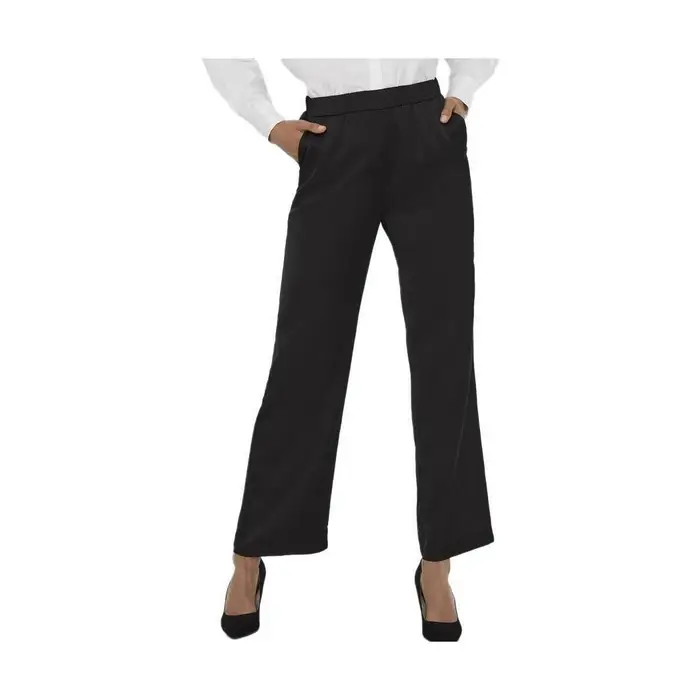 Vero Moda Pantaloni larghi 10346720-BLK Nero