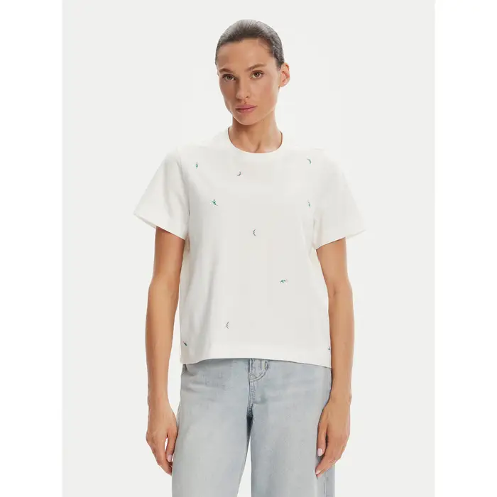 Vero Moda T-shirt 10325318 Bianco Regular Fit