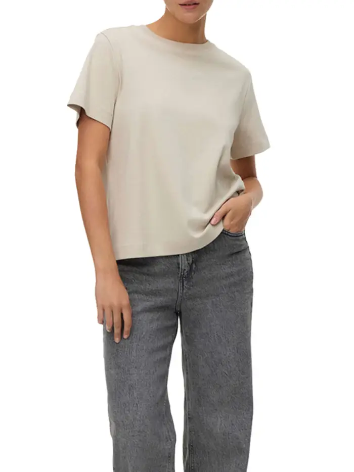 t-shirt vero moda da donna - beige