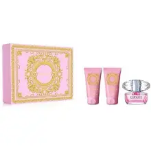 Versace Cofanetto regalo Bright Crystal EDT 50 ml, lozione corpo Bright Crystal 50 ml e gel doccia Bright Crystal 50 ml in omaggio (50 ml