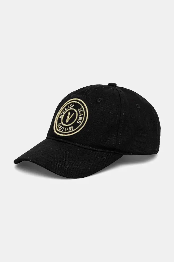 Versace Jeans Couture berretto da baseball in cotone Nero