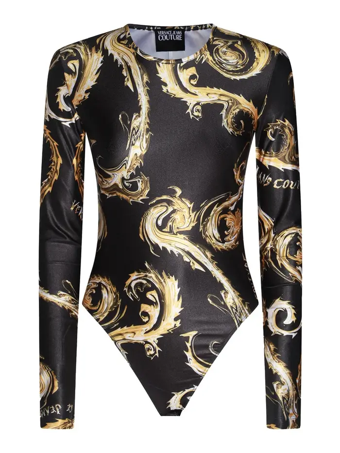 Versace Jeans Couture Body neri e dorati Nero