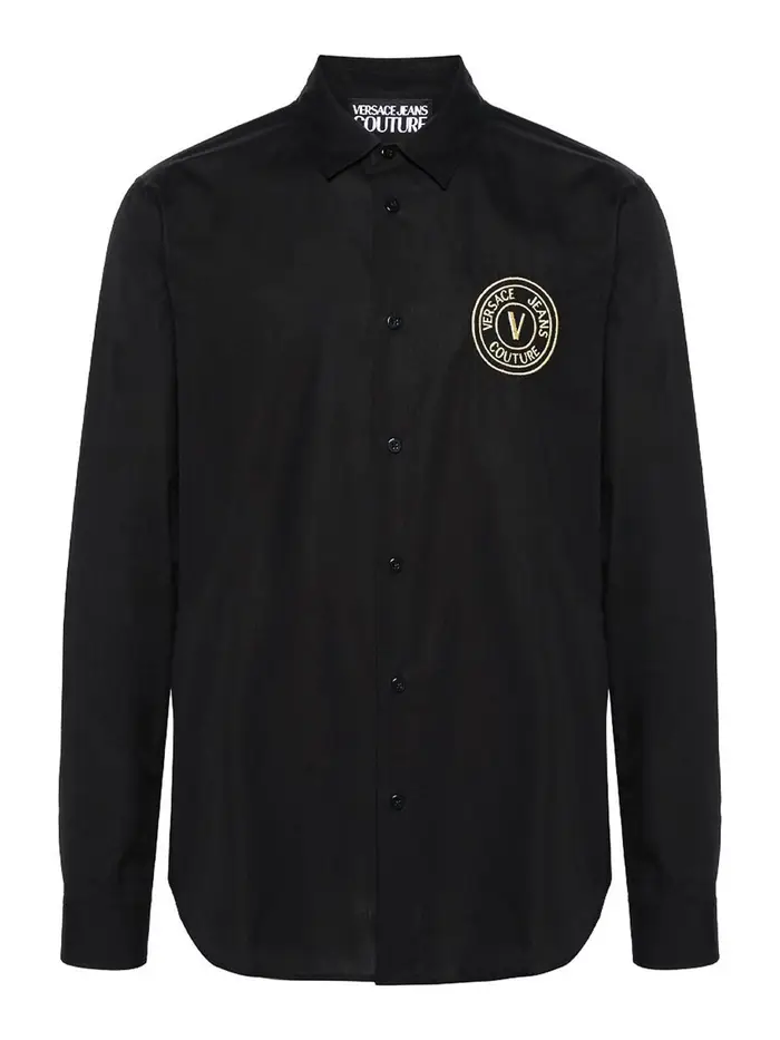 Versace Jeans Couture Camicia V Emblem Nero