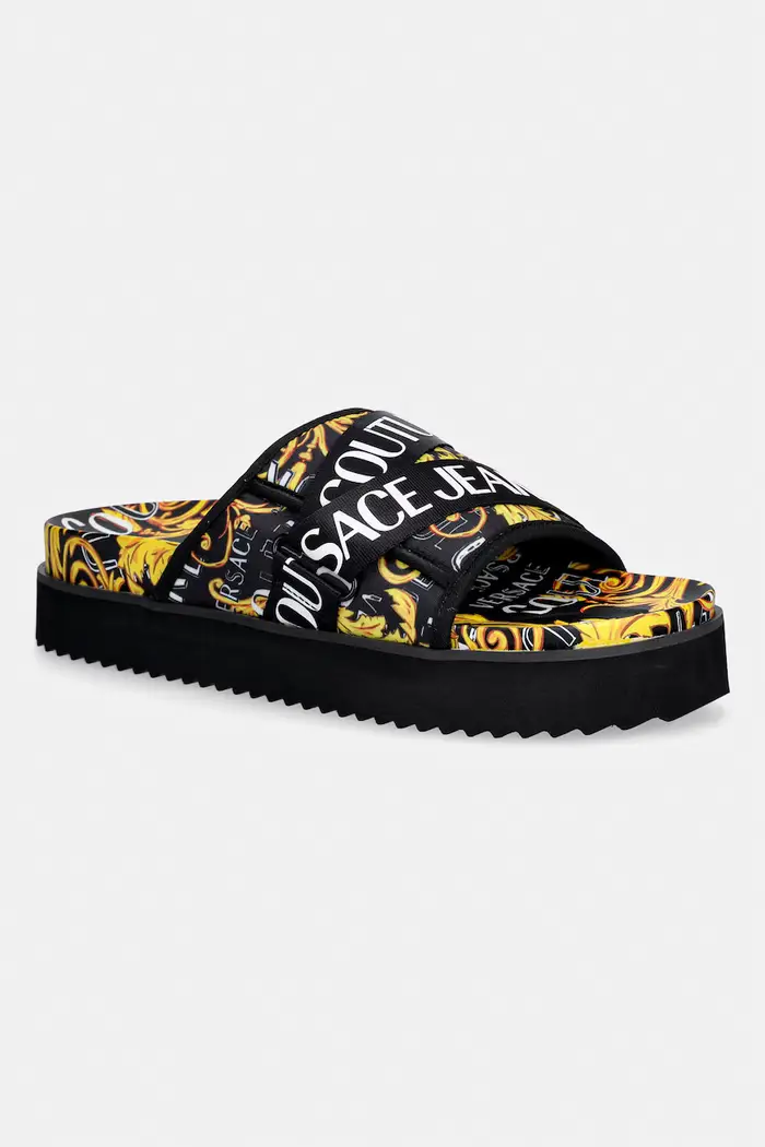 Versace Jeans Couture ciabatte slide Nero