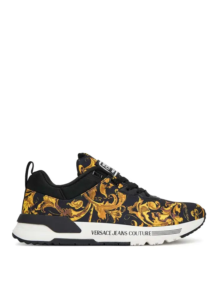 Versace Jeans Couture Sneaker barocche dinamiche Nero