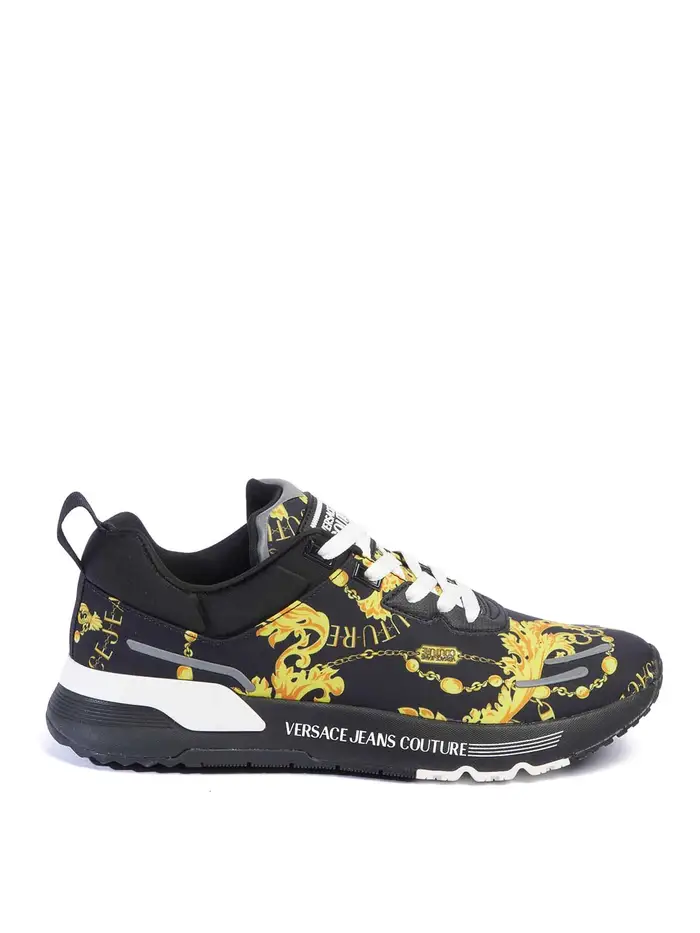 Versace Jeans Couture Sneaker barocche dinamiche Nero